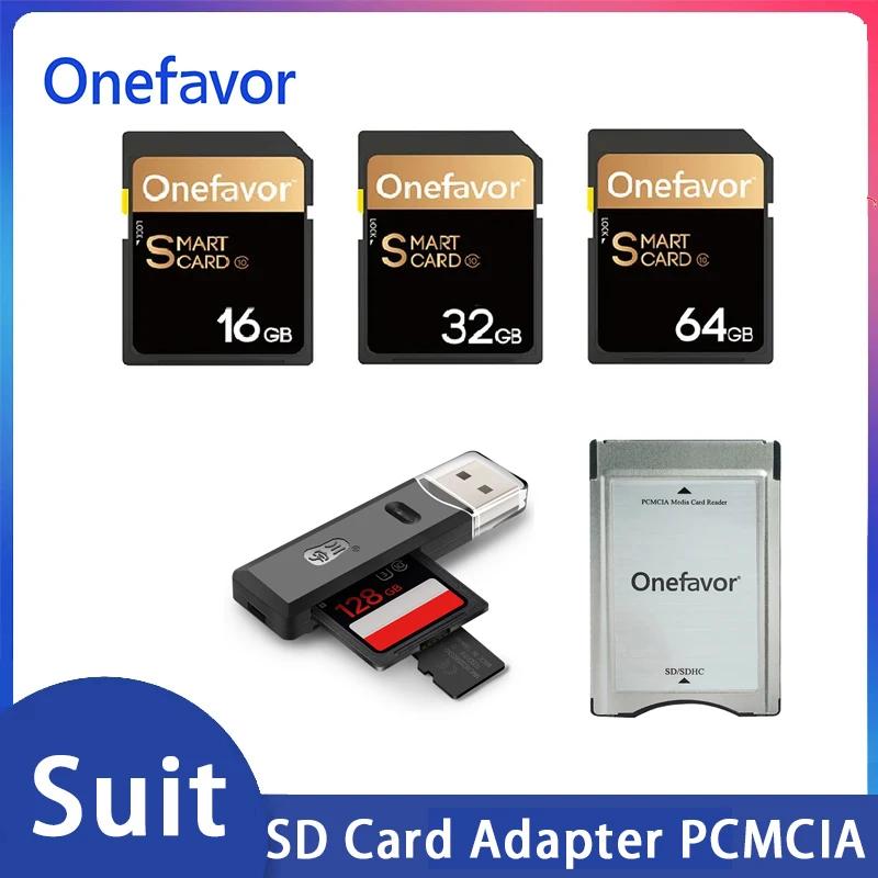 Onefava SD ī Ʈ, SD   PCMCIA ī, SDHC ޸ Ʈī,  ĳ ī޶, 64GB, 32GB, 16GB, 90 MB/S